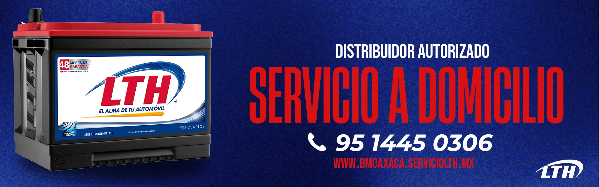 LTH Distribuidor Autorizado — Servicio a domicilio — (95) 1445-0306